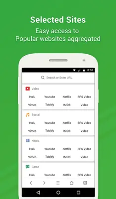 VC Browser android App screenshot 1